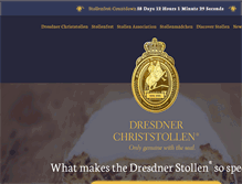 Tablet Screenshot of dresdnerstollen.com